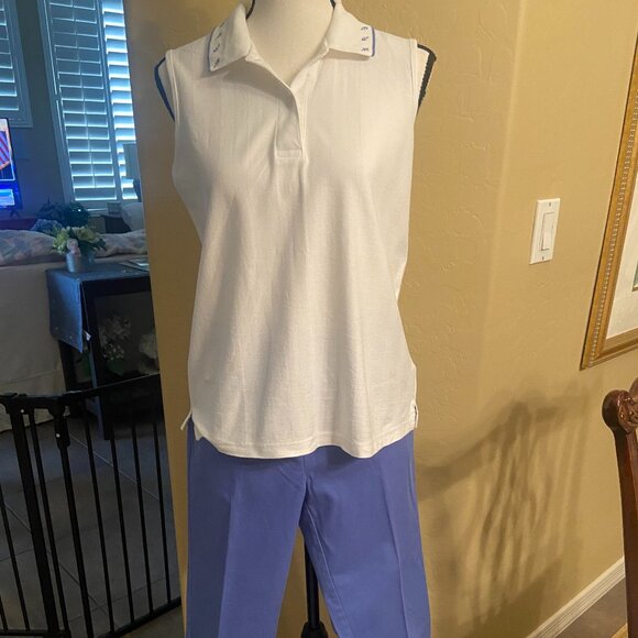 EP Pro Women's Capri Pants Sz 6 + Mock Neck Shell & Sleeveless Top Sz S/P - Picture 4 of 15